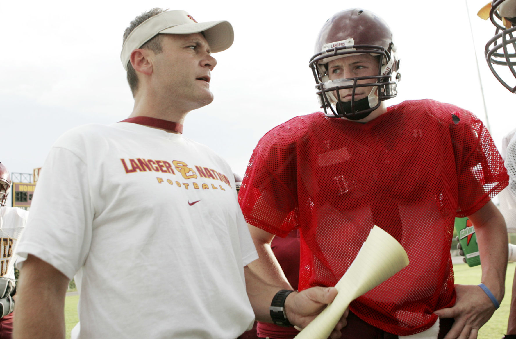 Sapolinte HS football coach Dennis Bene